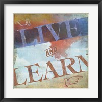 Framed Live and Learn