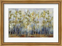 Framed Indigo Forest