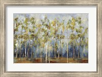 Framed Indigo Forest
