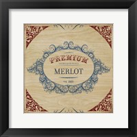 Framed Merlot
