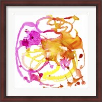 Framed Watercolour Abstract IV