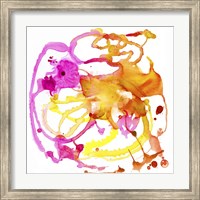 Framed Watercolour Abstract IV