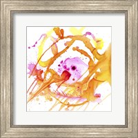 Framed Watercolour Abstract V