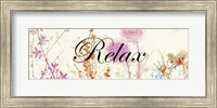 Framed Relax Wildflowers