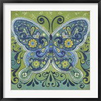 Framed Butterfly Mosaic