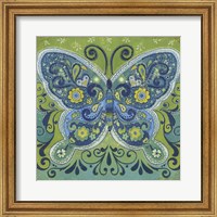 Framed Butterfly Mosaic