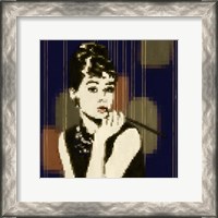 Framed Pixeled Hepburn