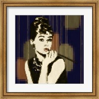 Framed Pixeled Hepburn