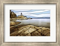 Framed Graphic Lighthouse