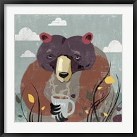 Framed Honey Bear