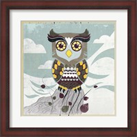 Framed Wise Owl