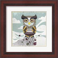 Framed Wise Owl