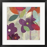 Graphitti Flower I Framed Print