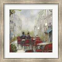Framed Paris Cafe
