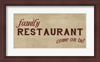 Framed Family Restaurant
