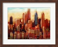 Framed Philadelphia Skyline