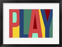 Play Framed Print
