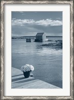 Framed By the Sea III with Border