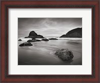 Framed Indian Beach II with Border