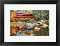 Framed Swift River Covered Bridge