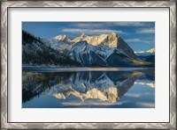 Framed Kananaskis Lake Reflection
