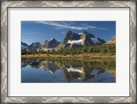 Framed Amethyst Lake Reflection