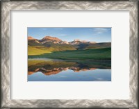 Framed Rocky Mountains Montana
