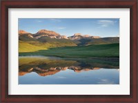 Framed Rocky Mountains Montana