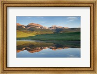 Framed Rocky Mountains Montana