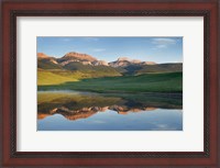Framed Rocky Mountains Montana