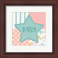 Framed 'Baby Quilt IV Baby' border=