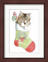 Framed Christmas Kitties IV