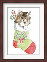 Framed Christmas Kitties IV