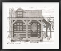 Framed Fall Cabin II