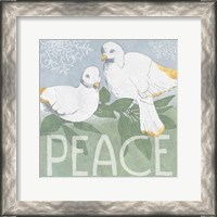 Framed 'Pastel Christmas II' border=