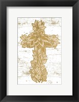 Framed Holiday Cross II