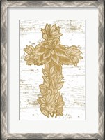 Framed Holiday Cross II