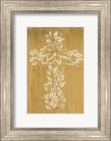 Framed Holiday Cross III