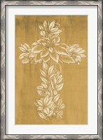 Framed Holiday Cross III