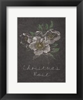 Framed Chalkboard Christmas Greenery III