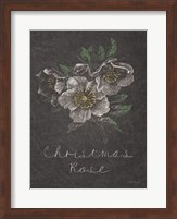 Framed Chalkboard Christmas Greenery III