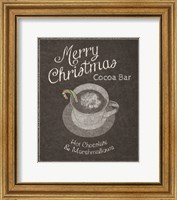 Framed Chalkboard Christmas Signs IV