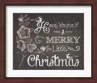 Framed Chalkboard Christmas Sayings V