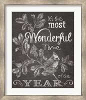 Framed Chalkboard Christmas Sayings III