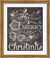 Framed Chalkboard Christmas Sayings II