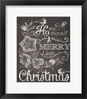 Framed Chalkboard Christmas Sayings II