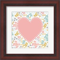 Framed Baby Quilt Gold I