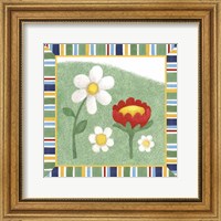 Framed Americana Garden I With Border