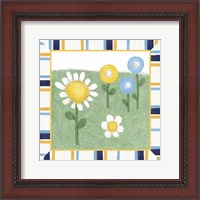 Framed 'Americana Garden III With Border' border=