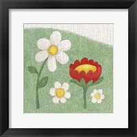 Framed 'Americana Garden I' border=